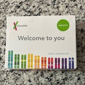 23 And Me Ancestry Saliva Collection Kit Factory Sealed NIB
